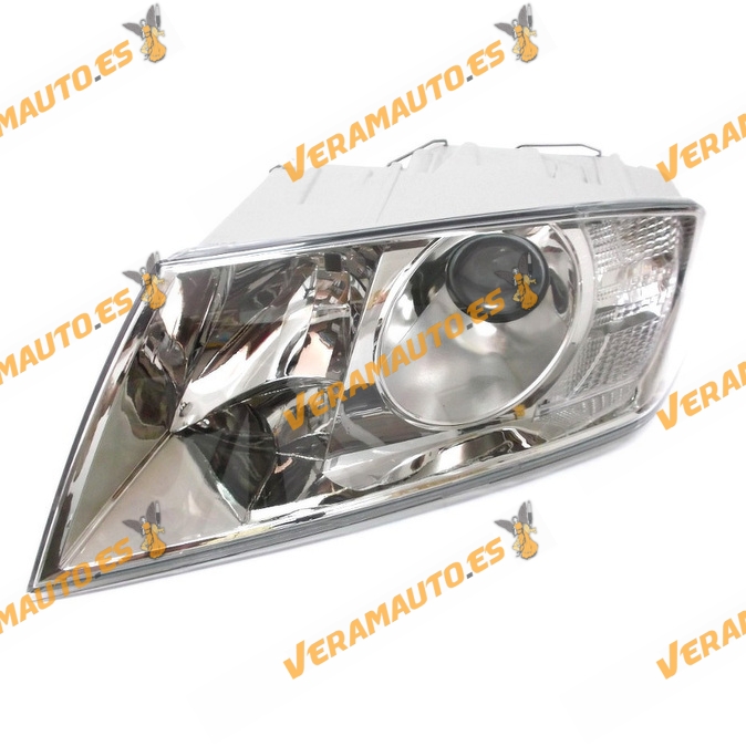 Faro Skoda Octavia 2004-2007 H7-H1 Izquierdo Con Lupa