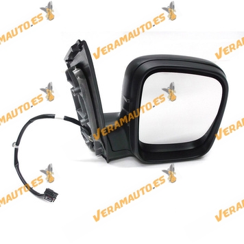 Rear view Mirror Volkswagen Caddy from 2004 to 2011 Front Right Electric Thermic Black