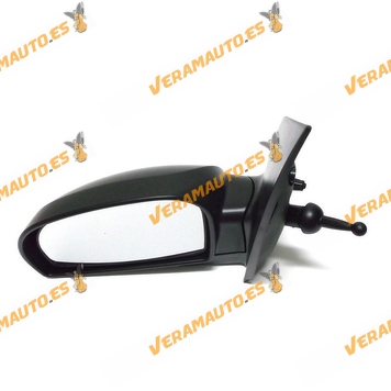 Espejo Retrovisor Hyundai Getz Del 2002 Al 2005 Izquierdo Mecanico Negro Similar 876101C200