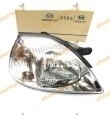 Faro Kia Rio 2002 al 2005 Derecho Lampara H4 Piloto Blanco
