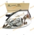 Faro Kia Rio 2002 al 2005 Izquierdo Lampara H4 Piloto Blanco