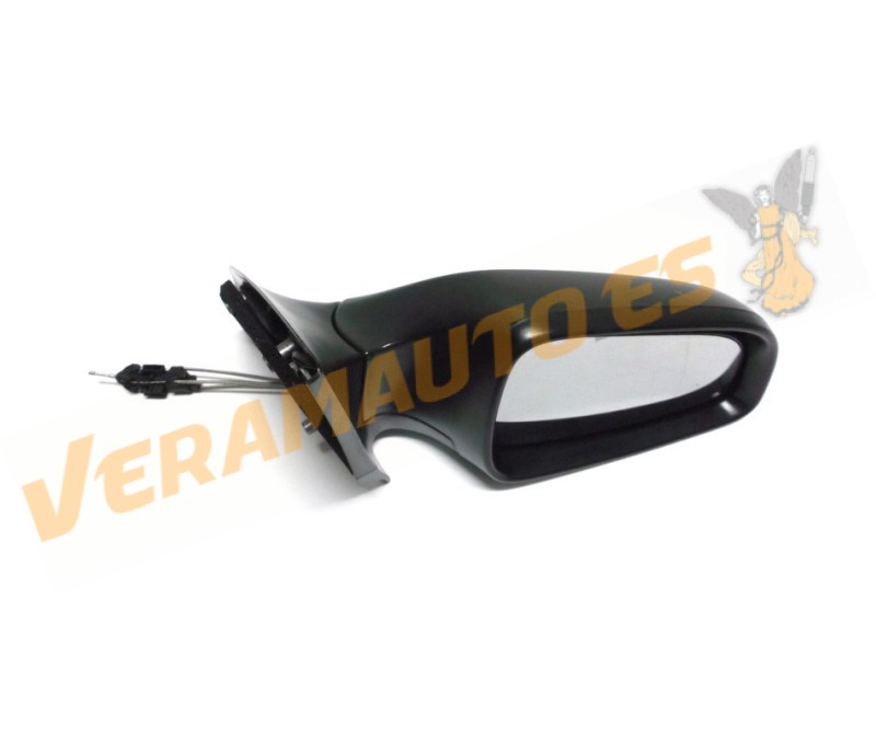 Espejo Retrovisor Opel Astra H Del 2004 Al 2009 Delantero Derecho Con Mando Mecanico Negro Modelo 5 Puertas