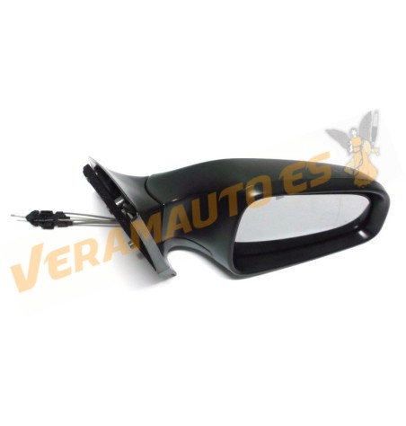 Espejo Retrovisor Opel Astra H Del 2004 Al 2009 Delantero Derecho Con Mando Mecanico Negro Modelo 5 Puertas