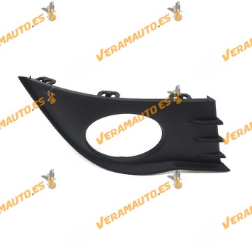 Front Bumper Grille Renault Clio from 2005 to 2009 with Fog Light Hole Similar to 7701209034