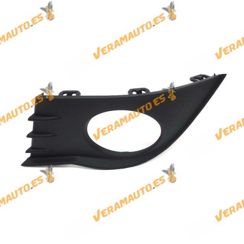 Front Bumper Grille Renault Clio from 2005 to 2009 Left with Fog Light Hole similar to 7701209034