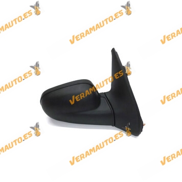 Rear view Mirror Renault Clio from 1994 to 1998 Electric Control Thermic Black Front Right