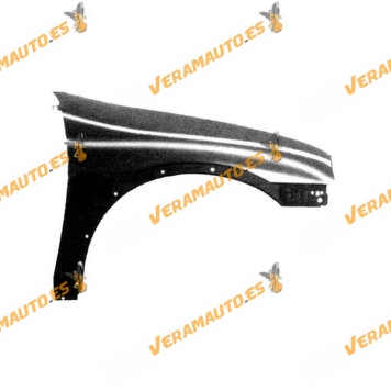 Mudguard Opel Corsa from 1993 to 1997 Front Right without Turn Signal Light Hole similar to 1101136 1102137