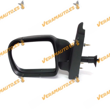 Rear view Mirror Renault Kangoo from 1997 to 2000 with Mechanical Control Left Black