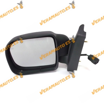 Rear view Mirror Renault Kangoo from 1997 to 2000 with Electric Control Thermic Left Black