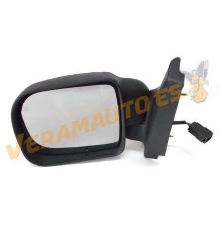 Espejo retrovisor Renault Kangoo 1997 al 2000 con mando electrico termico izquierdo negro