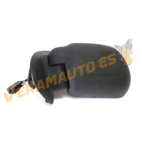 Espejo retrovisor Renault Kangoo 1997 al 2000 con mando electrico termico izquierdo negro