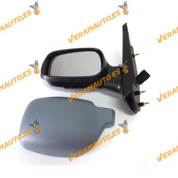 Rear view Mirror Kangoo from 2000 to 2007 and Nissan Kubistar Electric Thermic Printed Left