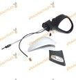 Espejo retrovisor Peugeot 207 de 2006 a 2013 derecho mecanico, imprimado y con sonda