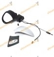 Espejo Retrovisor Peugeot 207 De 2006 A 2013 Mando Mecanico E Imprimado Izquierdo Similar 8149ze