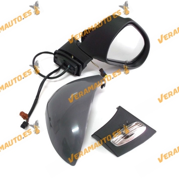 Espejo de Retrovisor Peugeot 207 de 2006 a 2013 Derecho Eléctrico Térmico Imprimado con Sonda