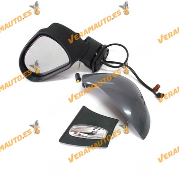 Espejo retrovisor Peugeot 207 de 2006 al 2013 izquierdo electrico termico e imprimado