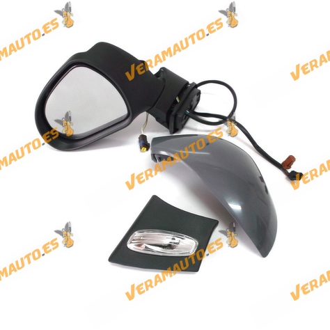 Espejo retrovisor Peugeot 207 de 2006 al 2013 izquierdo electrico termico e imprimado