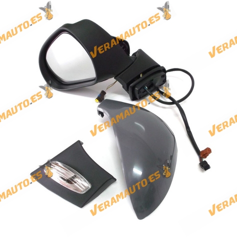Espejo retrovisor Peugeot 207 de 2006 al 2013 izquierdo electrico termico e imprimado
