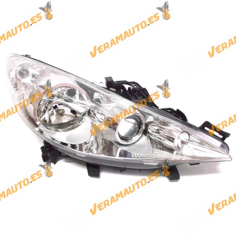 Faro Peugeot 207 de 2006 Al 2013 rg Electrico Con Motor Derecho Opticas H1 mas H7 y H7