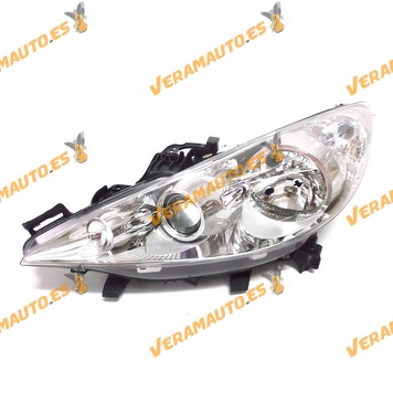 Faro Peugeot 207 2006 A 2013 Electrico Con Motor Izquierdo Opticas H1 H7 H7