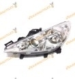 Faro Peugeot 207 2006 A 2013 Electrico Con Motor Izquierdo Opticas H1 H7 H7
