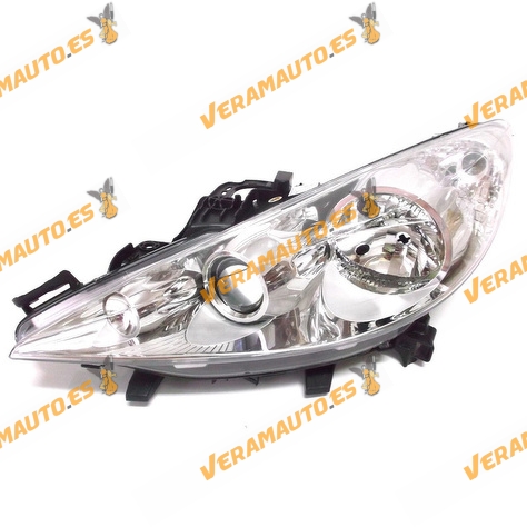 Faro Peugeot 207 2006 A 2013 Electrico Con Motor Izquierdo Opticas H1 H7 H7