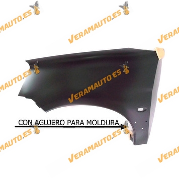 Front Mudguard Citroën Berlingo Peugeot Partner from 2002 to 2008 Front Left with Frame Hole