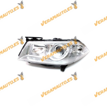 Faro Renault Megane Del 2006 Al 2008 Lamparas H1 Y H7 Regulacion Electrica  Y Sin Motor Delantero Izquierdo