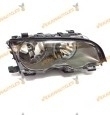 Faro Bmw Serie 3 E46 de 1998 a 2001 derecho lamparas H7 y H7 solo para modelo Coupe Cabrio 2 Puertas Fondo Gris