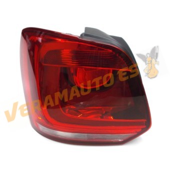 Piloto Trasero Izquierdo Volkswagen Polo 6R de 08-2009 a 05-2014 | Rojo | No Ahumado | Sin Portalámparas | OEM 6R0945095J