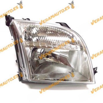 Faro Ford Fusion años 2002 al 2005 Derecho para lampara H4 Sin capuchon cubre lampara  Regulacion Electrica OEM 1207399