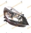 Faro Renault Clio de 2005 al 2009 lamparas H7 mas H7 y H1 fondo negro SPORT delantero derecho