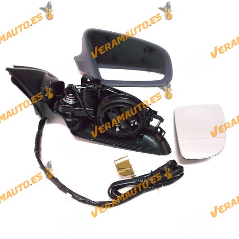 Espejo Retrovisor Audi A4 2004 Al 2008 Con Mando Electrico Termico Imprimado Asferico Derecho