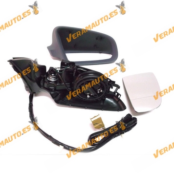 Espejo Retrovisor Audi A4 2004 Al 2008 Con Mando Electrico Termico Imprimado Asferico Derecho