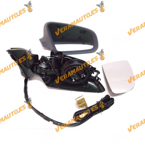 Espejo Retrovisor Audi A4 2004 Al 2008 Con Mando Electrico Termico Imprimado Asferico Derecho