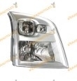 Faro Ford Transit De 2007 Al 2013 Lampara H4 Con Regulacion Electrica Y Manual Derecho (Optica)