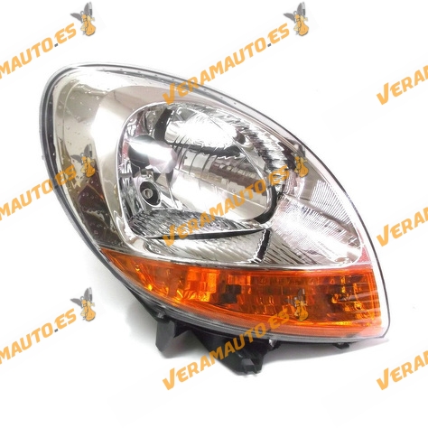 Faro Renault Kangoo 2003 Al 2008 Lampara H4 Piloto Ambar Derecho