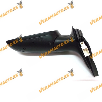 Espejo Retrovisor Audi A6 1994 Al 1997 Con Mando Electrico Termico Carcasa Negra Izquierdo