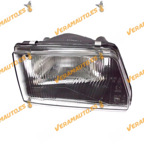 Faro Fiat Cinquecento Sporting 1992 A  1998 Regulacion Electrica Negro Derecho