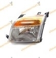 Faro Ford Fusion Del  2005 Al 2013 Izquierdo Lampara H4 Electrico Con Motor Similar A 1380214