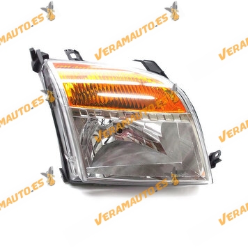 Faro Ford Fusion Del  2005 Al 2013 Derecho Lampara H4 Electrico Con Motor Similar A 1380216