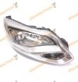Faro Ford Focus 2011 Al 2014 Lamparas H7-H1 Fondo Cromado Derecho