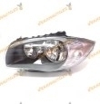 Faro Bmw E81 E87 Serie 1 Del 2007 Al 2013 Lampara H7 y H7 Fondo Gris Izquierdo