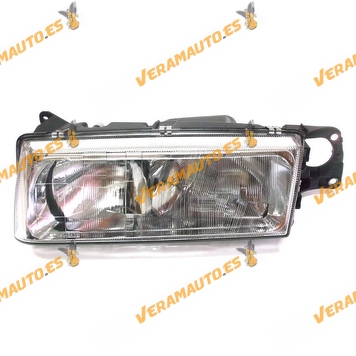 Faro Volvo 940 960 Del 1995 Al 1997 Lamparas H4 mas H3 y H3 Delantero Izquierdo