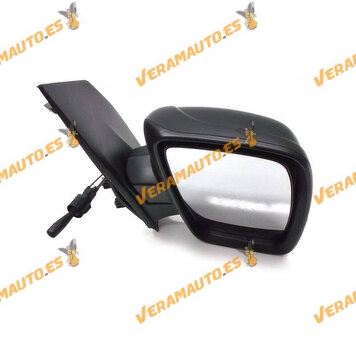 Rear view Mirror Jumpy Fiat Scudo Peugeot Expert from 2007 forward Right Mechanical Black Simple Glass similar to 9467272088