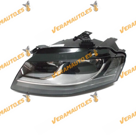 Faro Audi A4 De  2008 A 2012 Halogeno Izquierdo Lamparas H7 Y H7 Electrico Con Motor Similar 8K0941029