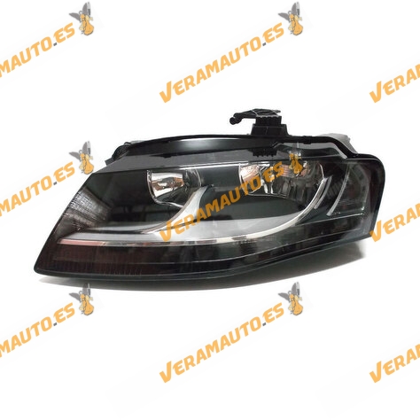 Faro Audi A4 De  2008 A 2012 Halogeno Izquierdo Lamparas H7 Y H7 Electrico Con Motor Similar 8K0941029