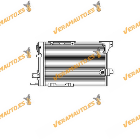 Condensador - Radiador Aire Acondicinado TYC Opel Astra F y G, Zafira A, SIMILAR  6250003