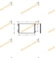 condensador  radiador aire acondicinado laguna 1.6 16v 1.8 2.0 1.9 dti