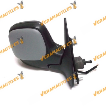 Espejo Retrovisor Citroen Berlingo Peugeot Partner 1996 Al 2008 Con Mando Mecanico Imprimado Termico Derecho Similar 8153jn